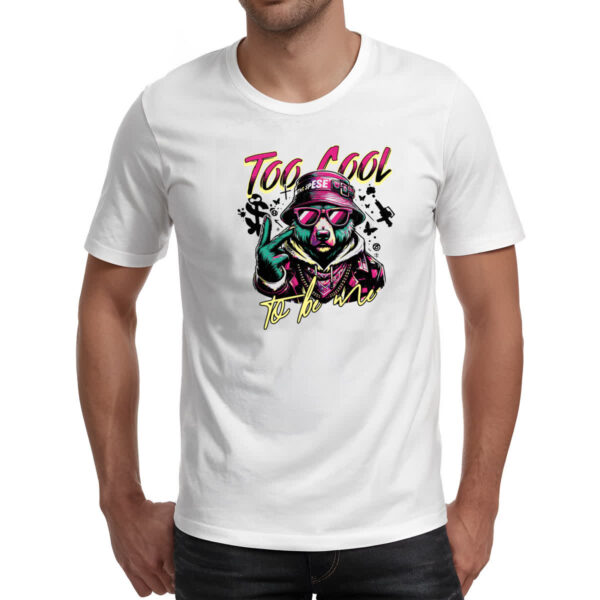 Camiseta Unissex Urso Too Cool - Imagem 2