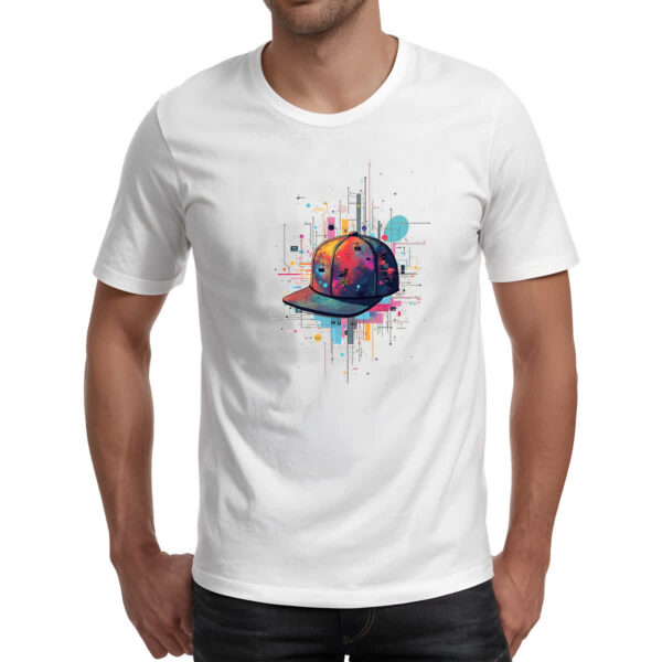 Camiseta Unissex Bone arte psicodelica - Imagem 2