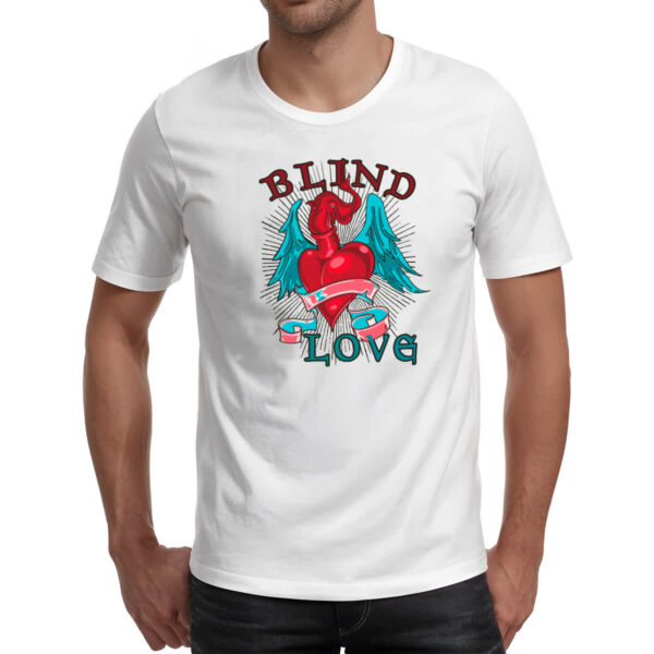 Camiseta Unissex Blind love - Imagem 2