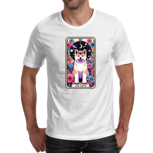 Camiseta Unissex Taro cachorro Akita - Imagem 2