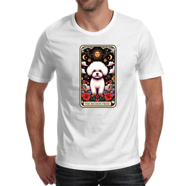 Camiseta Unissex Taro cachorro Bichon Frise - Imagem 2