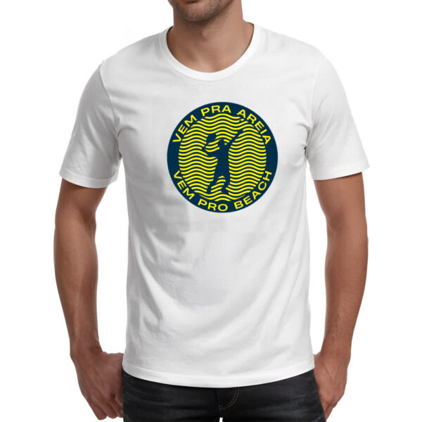 Camiseta Unissex Vem pra areia beach - Imagem 2