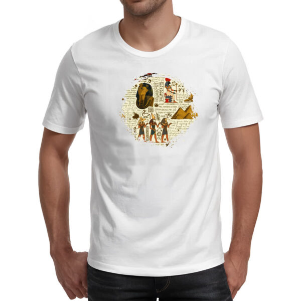 Camiseta Unissex Hieroglifos Egipcios - Imagem 2