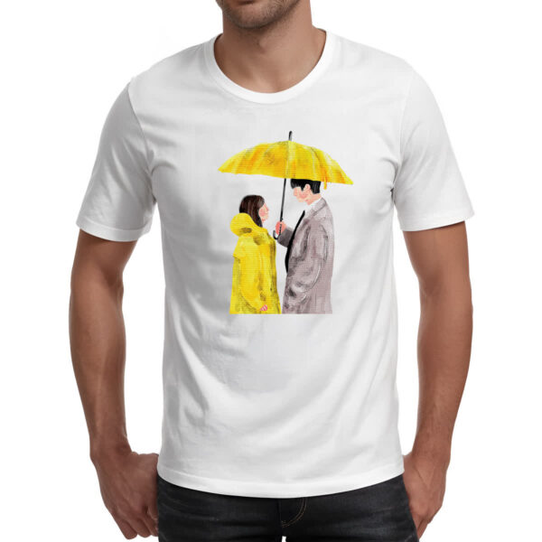 Camiseta Unissex Casal Dorama Guarda Chuva - Imagem 2
