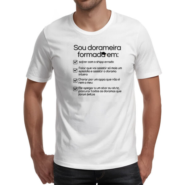 Camiseta Unissex Dorameira formada - Imagem 2
