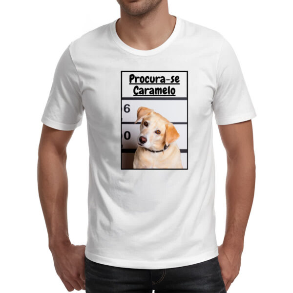 Camiseta Unissex Procura-se um caramelo - Imagem 2