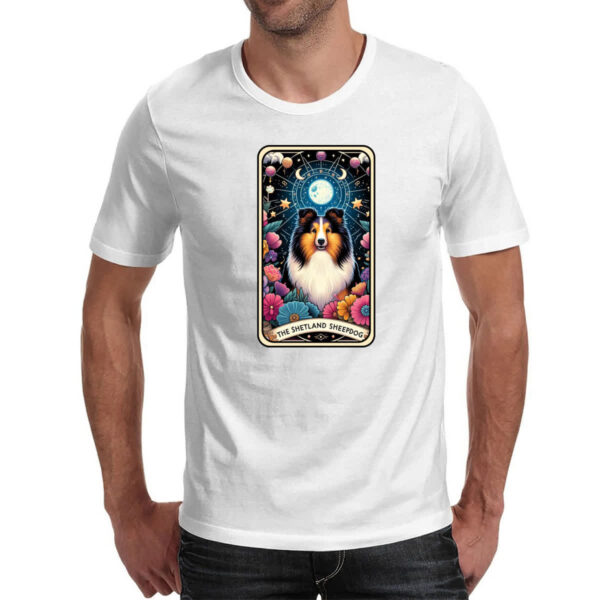 Camiseta Unissex Taro cachorro Collie - Imagem 2