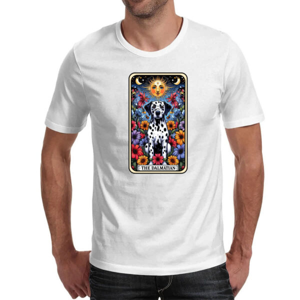 Camiseta Unissex Taro cachorro Dalmata - Imagem 2
