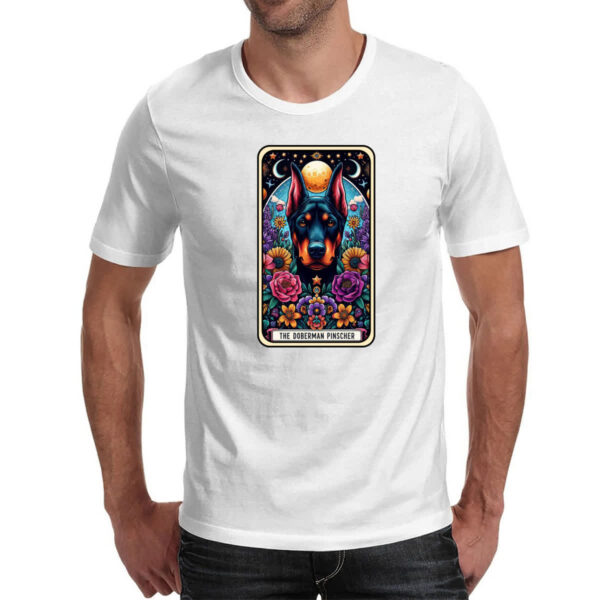 Camiseta Unissex Taro cachorro Doberman - Imagem 2