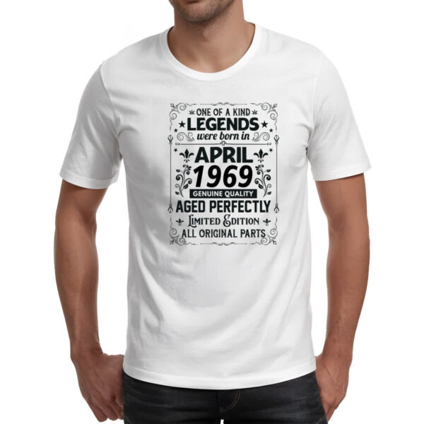 Camiseta Unissex Legends Were Born ABR-1969 - Imagem 2