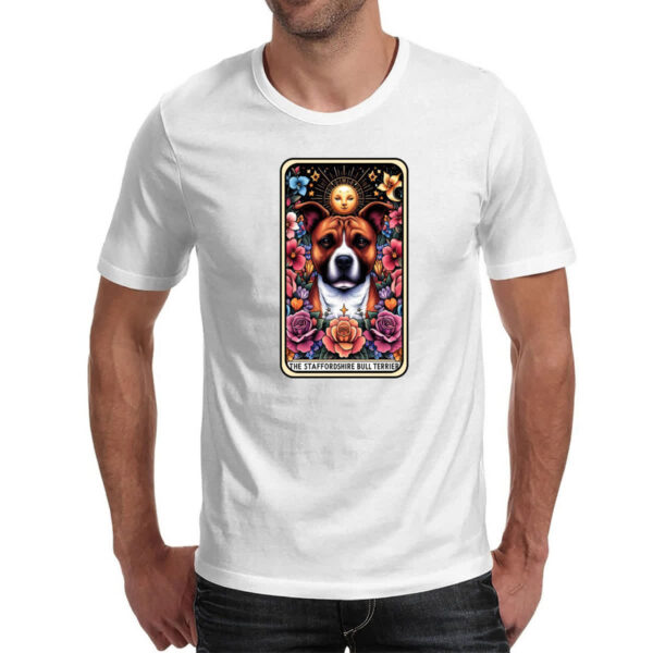 Camiseta Unissex Taro cachorro staffbull - Imagem 2