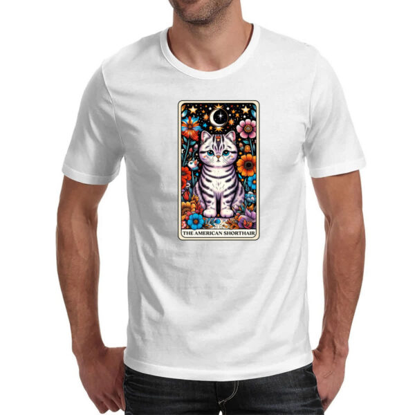 Camiseta Unissex Taro gato American Shorthair - Imagem 2
