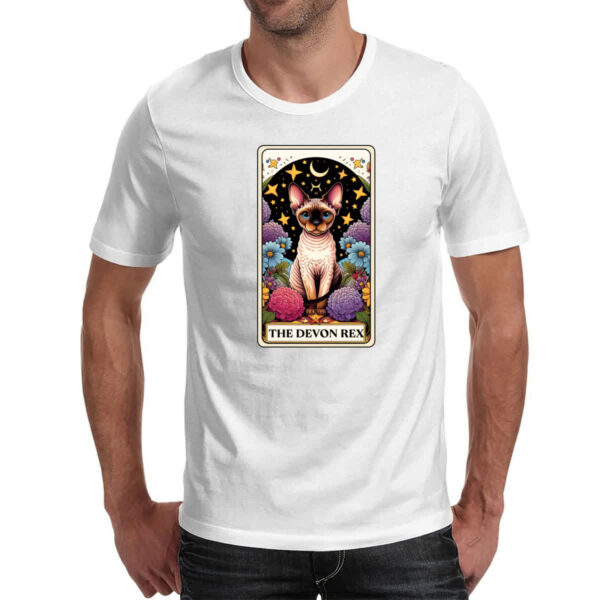 Camiseta Unissex Taro gato Devon Rex - Imagem 2