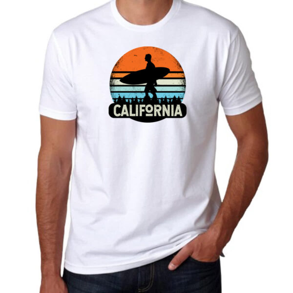 Camiseta Unissex Surf California Sunset - Imagem 3