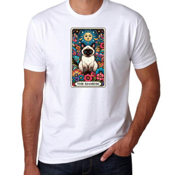 Camiseta Unissex Taro gato Siames - Imagem 3