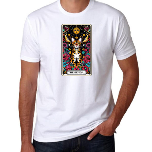Camiseta Unissex Taro gato de Bengala - Imagem 3