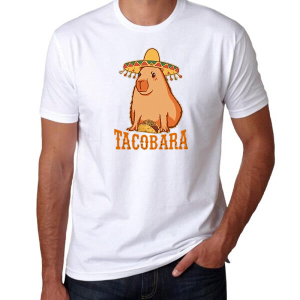Camiseta Unissex Tacobara capivara - Imagem 3