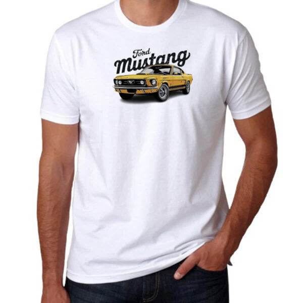 Camiseta Unissex Ford Mustang Muscle Car - Imagem 3