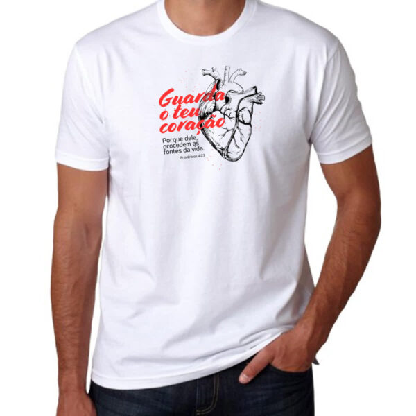 Camiseta Unissex Gospel Proverbios 4-23 - Imagem 3