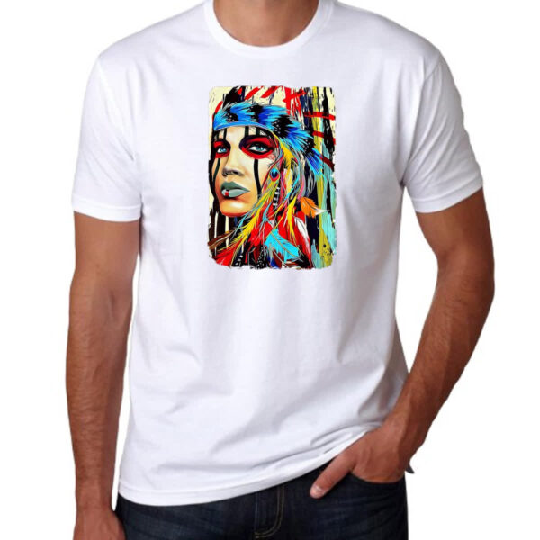 Camiseta Unissex India Americada Print Color - Imagem 3