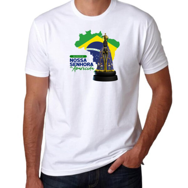 Camiseta Unissex Devoto Nossa Sen Aparecida - Imagem 3