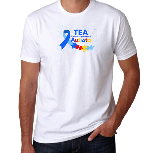 Camiseta Unissex Autismo TEA Transtorno Espectro - Imagem 3