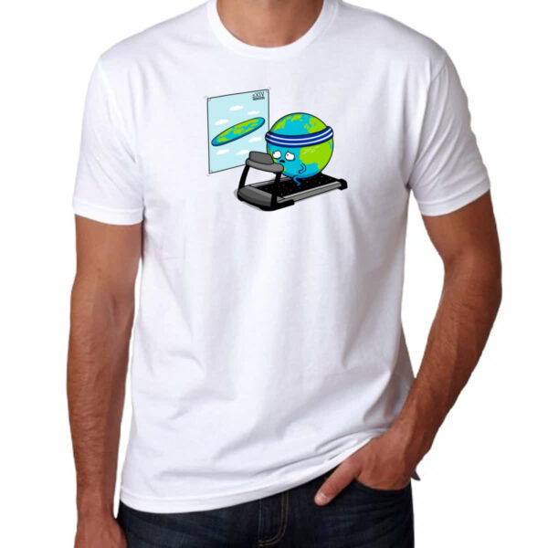 Camiseta Unissex Terra querendo ser plana - Imagem 3