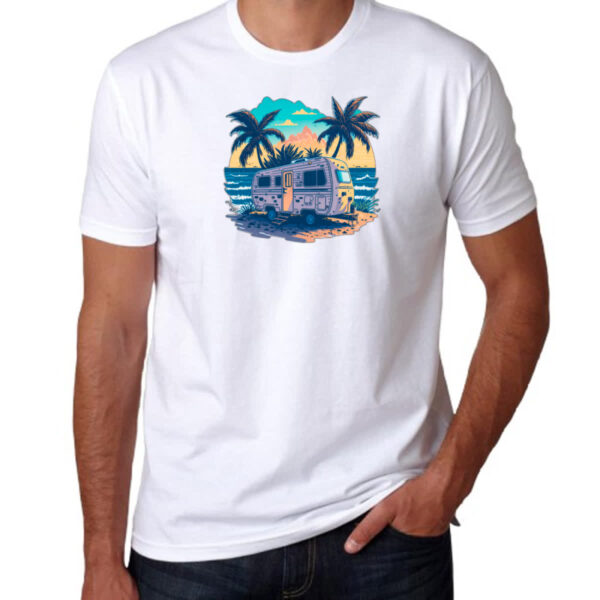 Camiseta Unissex Trailer Sunset Arte - Imagem 3