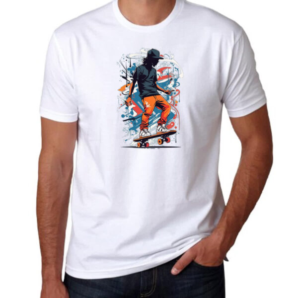 Camiseta Unissex Street Skate Splash Art - Image 3