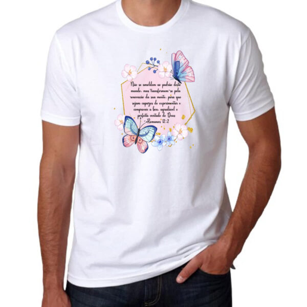 Camiseta Unissex Versiculo moldurado Nao se amoldem - Image 3