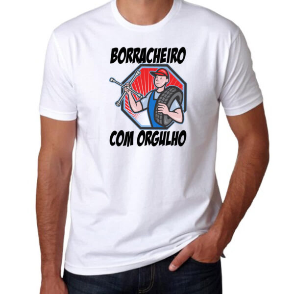 Camiseta Unissex Borracheiro com orgulho - Imagem 3