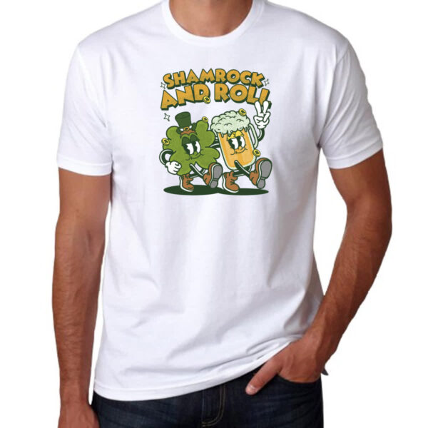 Camiseta Unissex St Patricks day shamrock - Imagem 3