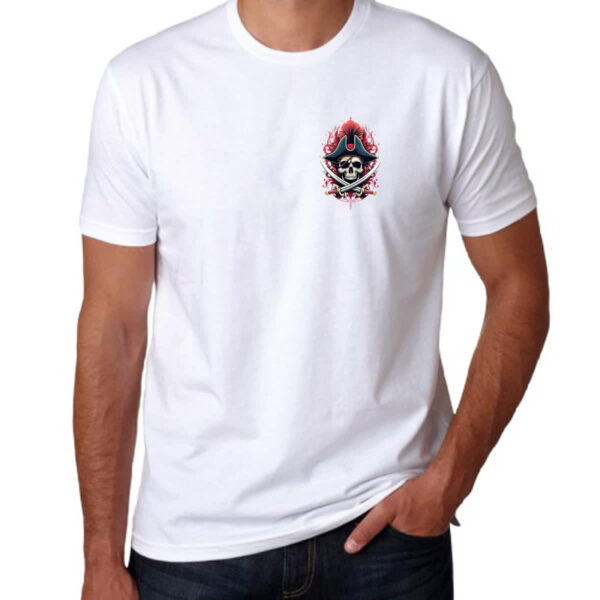 Camiseta Unissex Brasao pirata 02 - Imagem 3