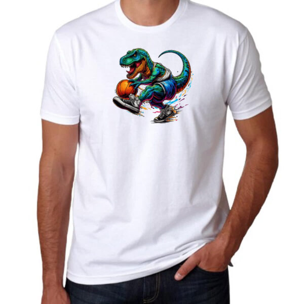 Camiseta Unissex T-Rex Basketball - Imagem 3