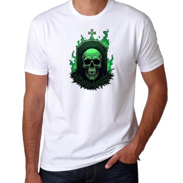 Camiseta Unissex Skull Lapide - Imagem 3