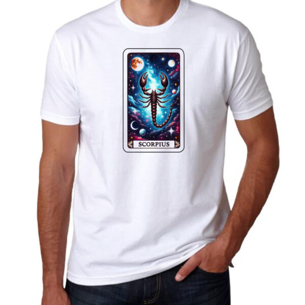 Camiseta Unissex Signo Carta Taro Escorpiao - Imagem 3