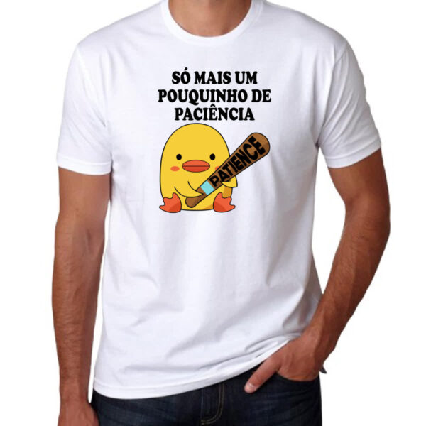 Camiseta Unissex Psicopato paciencia - Imagem 3