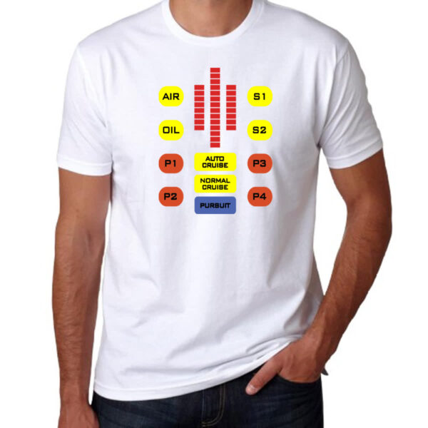 Camiseta Unissex Super Maquina Kitt Painel Nostalgia - Imagem 3