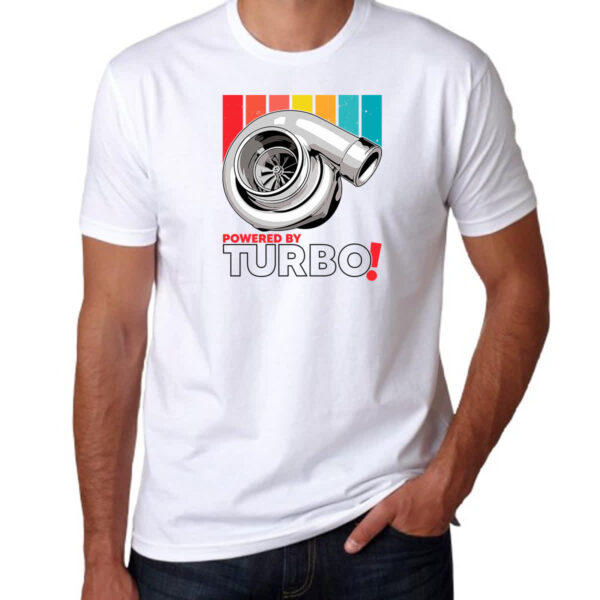 Camiseta Unissex Turbo powered - Imagem 3