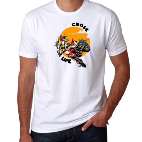 Camiseta Unissex Moto Cross Life - Imagem 3