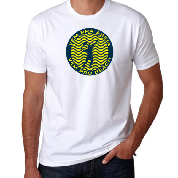 Camiseta Unissex Vem pra areia beach - Imagem 3