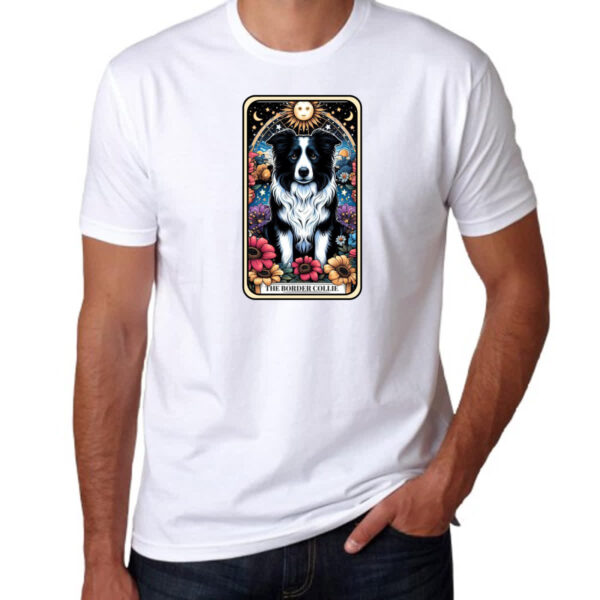 Camiseta Unissex Taro cachorro Border Collie - Imagem 3