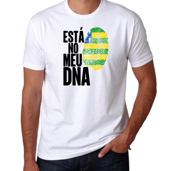 Camiseta Unissex Esta no meu DNA Goias - Imagem 3
