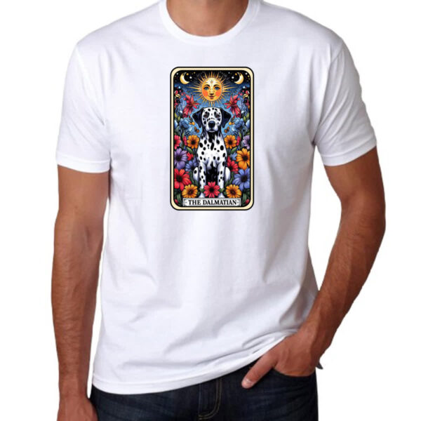 Camiseta Unissex Taro cachorro Dalmata - Imagem 3