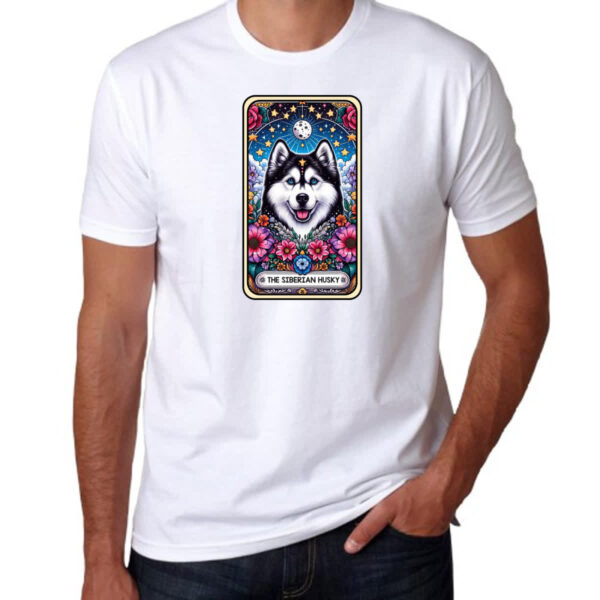 Camiseta Unissex Taro cachorro Husk Siberiano - Imagem 3