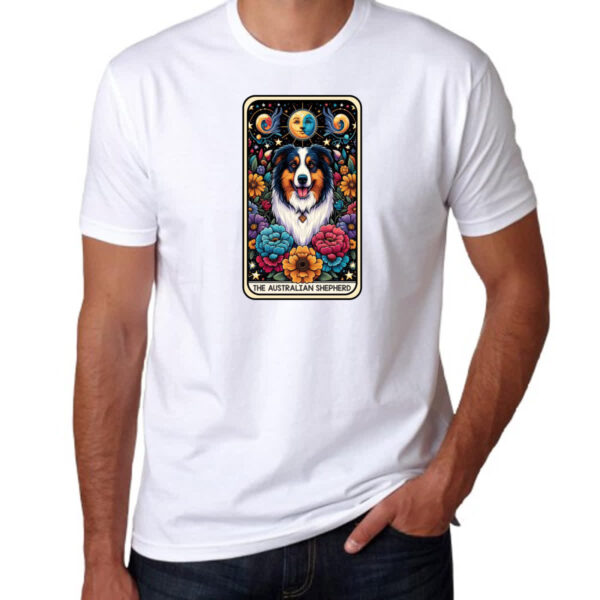 Camiseta Unissex Taro cachorro Pastor Australiano - Imagem 3