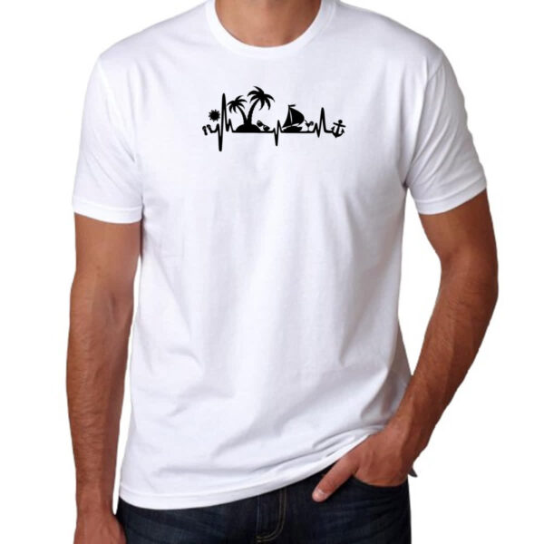 Camiseta Unissex Surf Batimento Cardiaco - Imagem 3