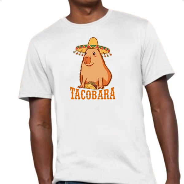 Camiseta Unissex Tacobara capivara - Imagem 4