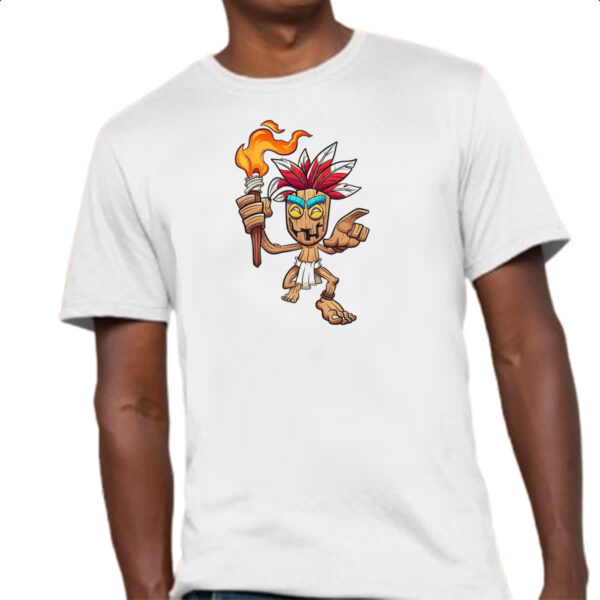 Camiseta Unissex Wooden Tiki - Imagem 4