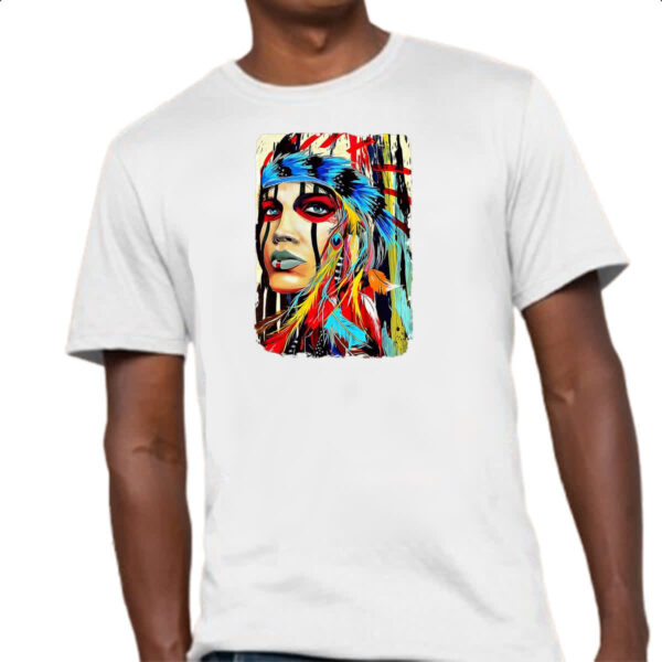 Camiseta Unissex India Americada Print Color - Imagem 4